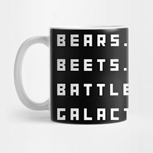 Bears, Beets, Battlestar Galactica Mug